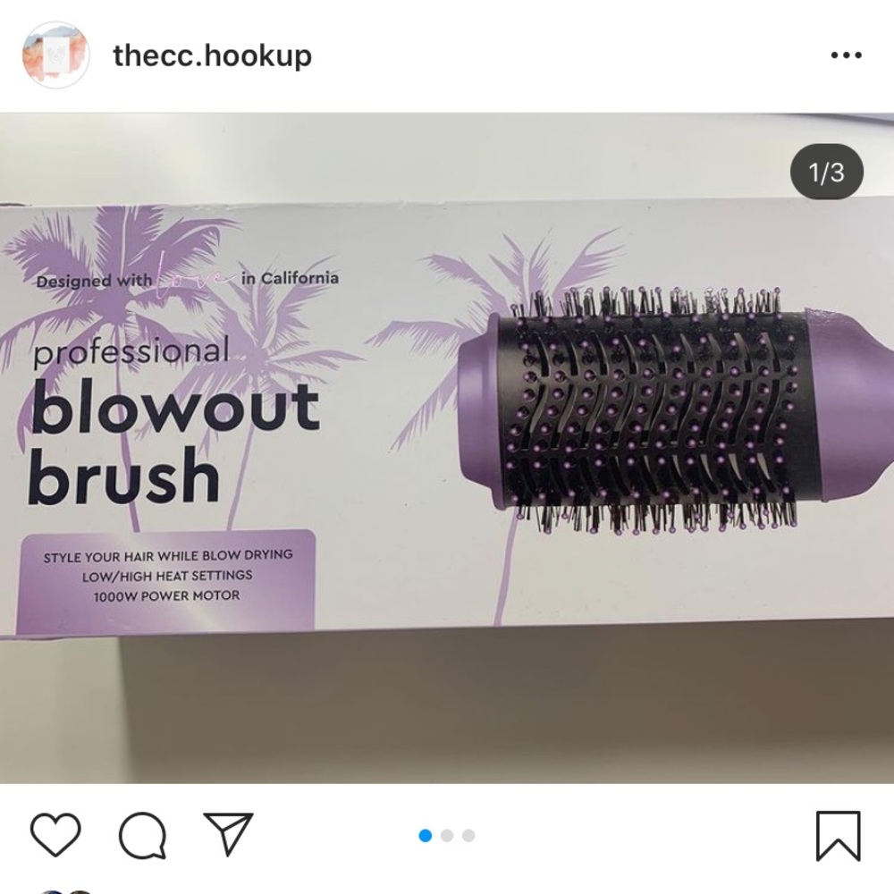 Blowout brush